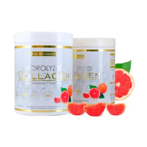 Colageno Hidrolizado + Acido Hialuronico Sabor Pomelo x 200 gr - AGE BIOLOGIQUE