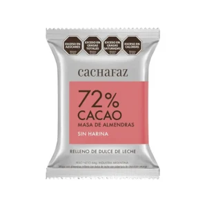 Alfajor Keto de Almendras 72% Cacao x 64 gr - CACHAFAZ
