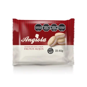 Alfajor de Mousse de Frutos rojos Sin TACC x 40 gr - ANGIOLA