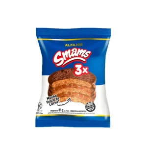 Alfajor Triple con Dulce de Leche x 81 gr - SMAMS