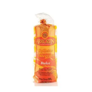 Galletas de Arroz Integral Dulces x 100 gr - NATUZEN