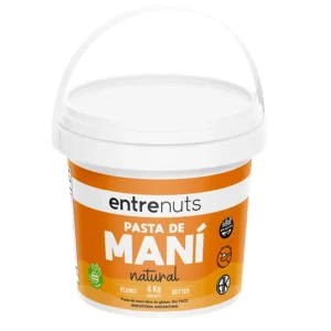 Balde de Pasta de Mani Natural x 4 kg - ENTRENUTS