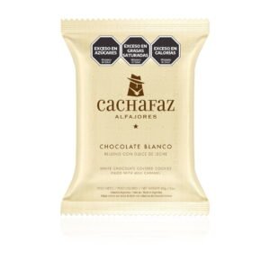 Alfajor de Chocolate Blanco x 60 gr -  CACHAFAZ