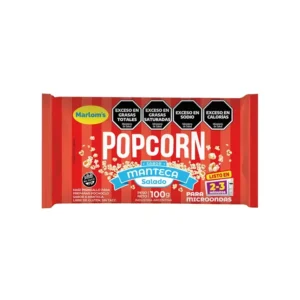 Pochoclos Popcorn Manteca x 12 U - MARLOMS