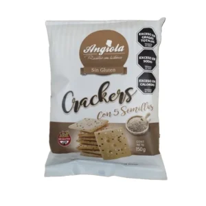 Crackers 5 Semillas Sin TACC x 150 gr - ANGIOLA