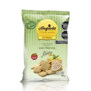 Galletitas de Limón con Stevia Sin TACC x 120 gr - ANGIOLA