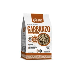 Fideos Proteicos Garbanzos y Alubia x 300 gr - WAKAS