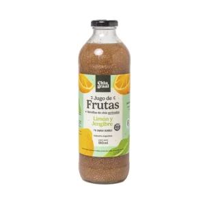 Jugo de Chia con Limon y Jengibre x 910 ml - CHIA GRAAL