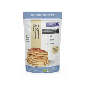 Premezcla Pancakes Keto de Vainilla Sin Azúcar x 200 gr - ONE TWO FIT
