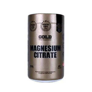 Citrato de Magnesio x 60 capsulas - GOLD NUTRITION