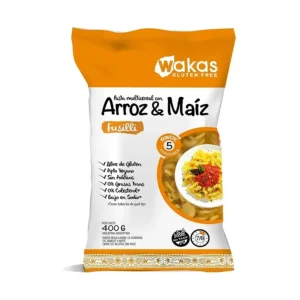 Fusilli Maíz x 400 gr - WAKAS