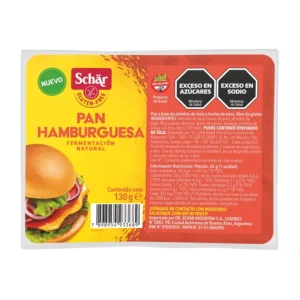 Pan de Hamburguesa Sin TACC x 130 gr - SCHAR