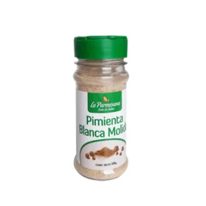 Pimienta Blanca Molida en Frasco x 50 gr - LA PARMESANA