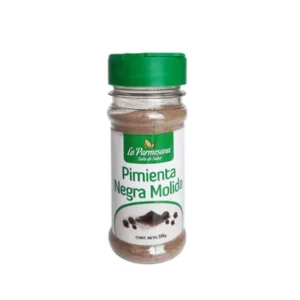 Pimienta Negra Molida en Frasco x 50 gr - LA PARMESANA