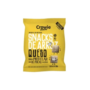 Snack de Arroz & Queso x 50 gr - CROWIE