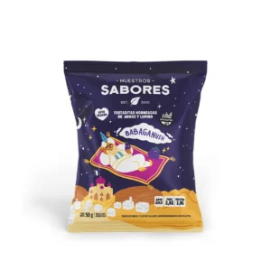 Tostaditas de Arroz y Lupino Sabor Babaganush x 50 gr - NUESTROS SABORES