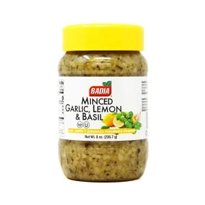 Ajo con Limon y Albahaca Marinados x 226.7 gr - BADIA