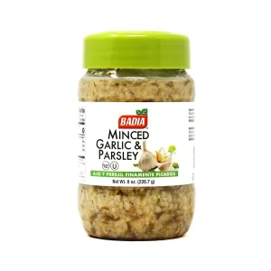 Ajo y Perejil Marinados x 226.7 gr - BADIA