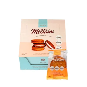 Caja de Alfajores Veganos Avena & Pasta de Maní x 12 U - MELTAIM