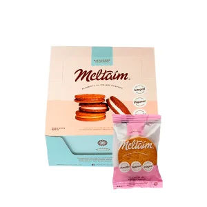 Caja de Alfajores Veganos Coco y Frutilla x 12 U – MELTAIM