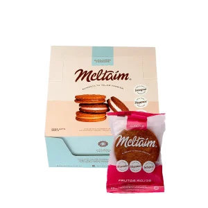 Caja de Alfajores Veganos Cacao y Frutos Rojos x 12 U – MELTAIM