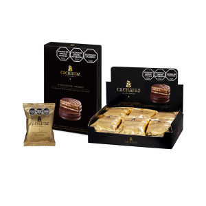 Caja de Alfajores de Chocolate Negro x 12 U - CACHAFAZ