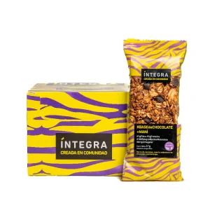Barritas de Cereal Base de Chocolate y Mani x 10 U - INTEGRA