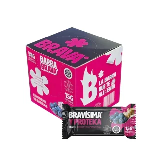 Barritas Proteicas Arandano y Jengibre x 12 U – BRAVA