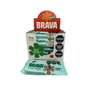 Caja Barritas de Cereal Dátiles, Arandanos y Almendra x 12 U - BRAVA