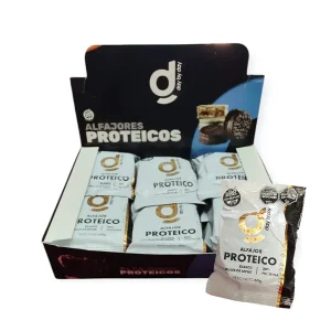 Caja de Alfajores Proteicos Chocolate Blanco Sin TACC x 12 U - DOÑA MAGDALENA
