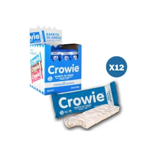 Barritas de Arroz & Chocolate Blanco x 12 U – CROWIE