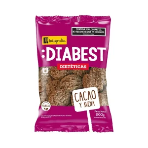 Galletitas Diabest Cacao x 200 gr - INTEGRALIA