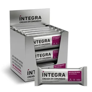Barritas de Chocolate Proteicas con Avellana 12 U – INTEGRA