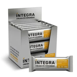 Barritas de Chocolate Proteicas Banana & DDL 12 U – INTEGRA